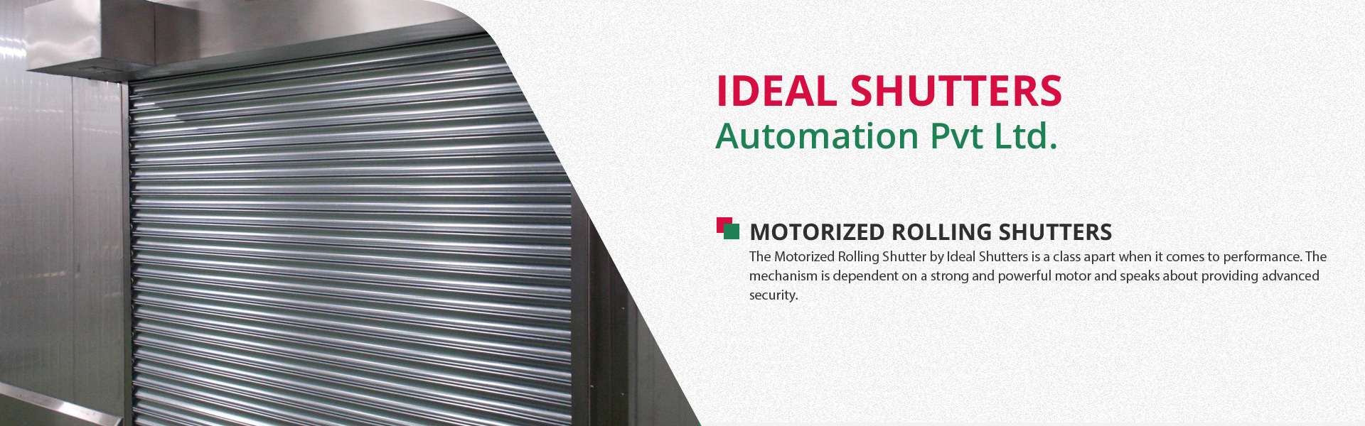 Motorized Rolling Shutter